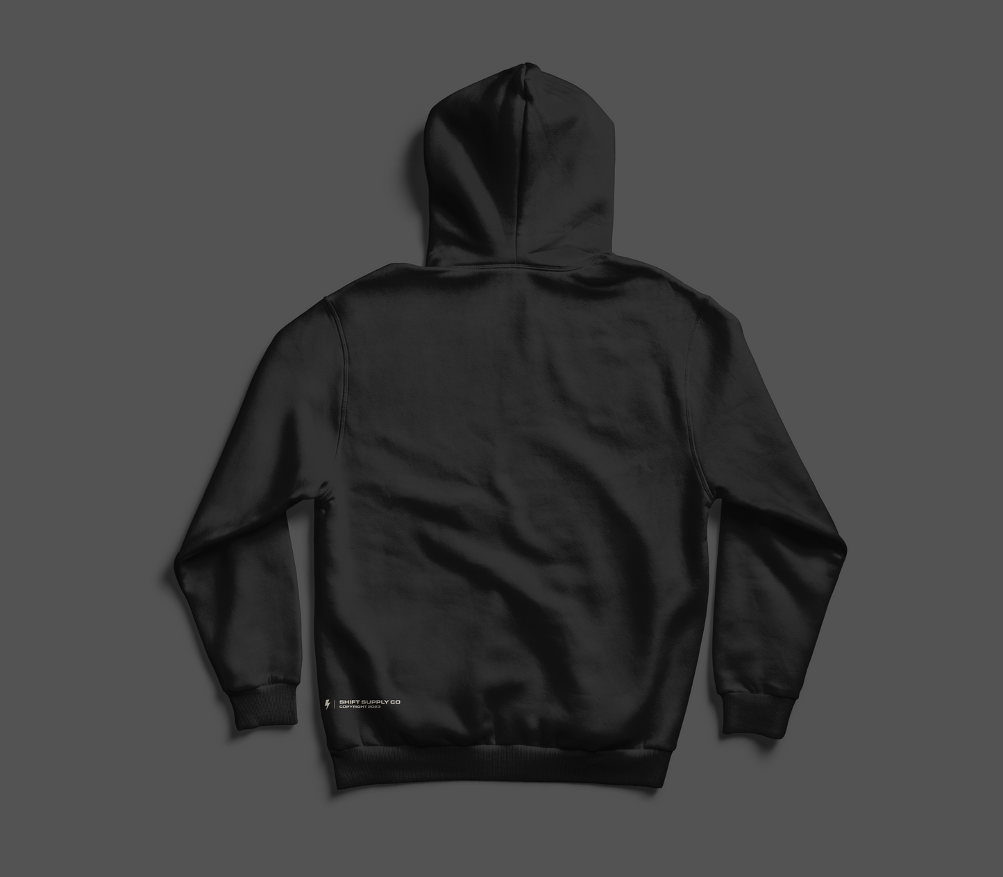 Shift Supply Co Black/Cream Print Hoodie