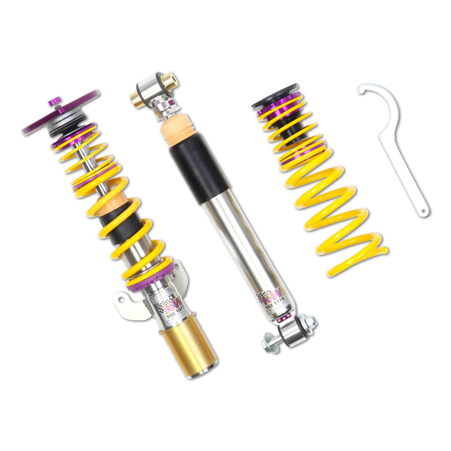 KW Coilover suspension V3 Clubsport incl. top mounts for Renault Megane MK3 RS