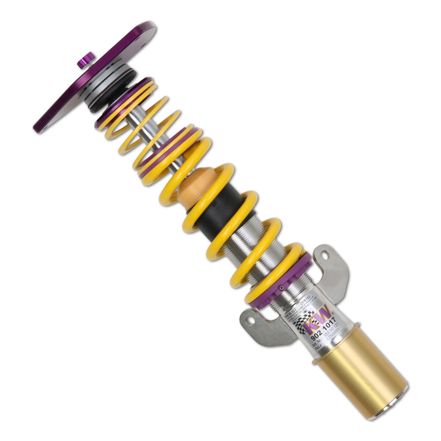 KW Coilover suspension V3 Clubsport incl. top mounts for Renault Megane MK3 RS