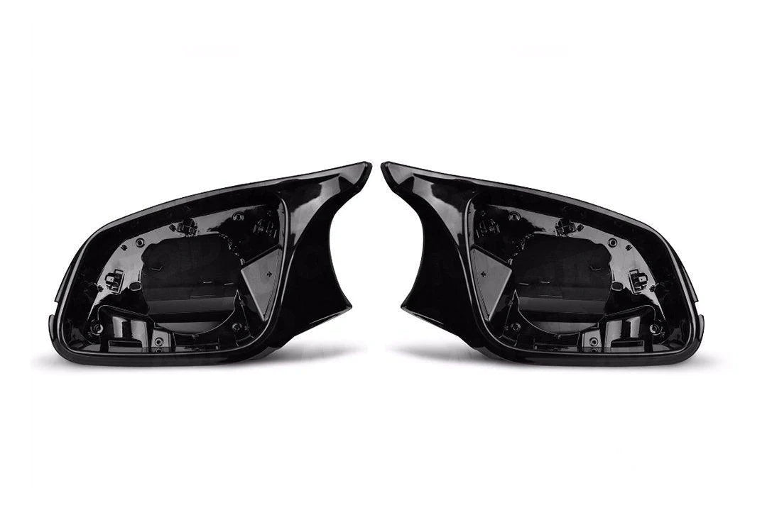 TRE GLOSS BLACK M STYLE WING MIRROR UNIT FOR BMW (2012-2019, FXX)