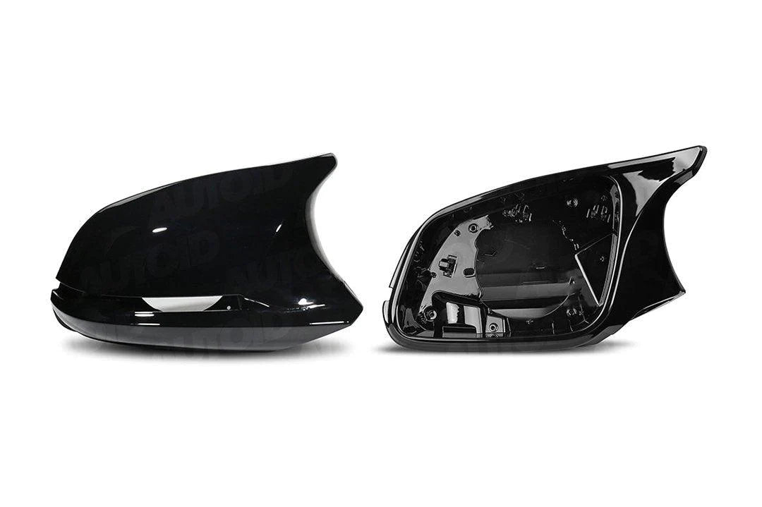 TRE GLOSS BLACK M STYLE WING MIRROR UNIT FOR BMW (2012-2019, FXX)