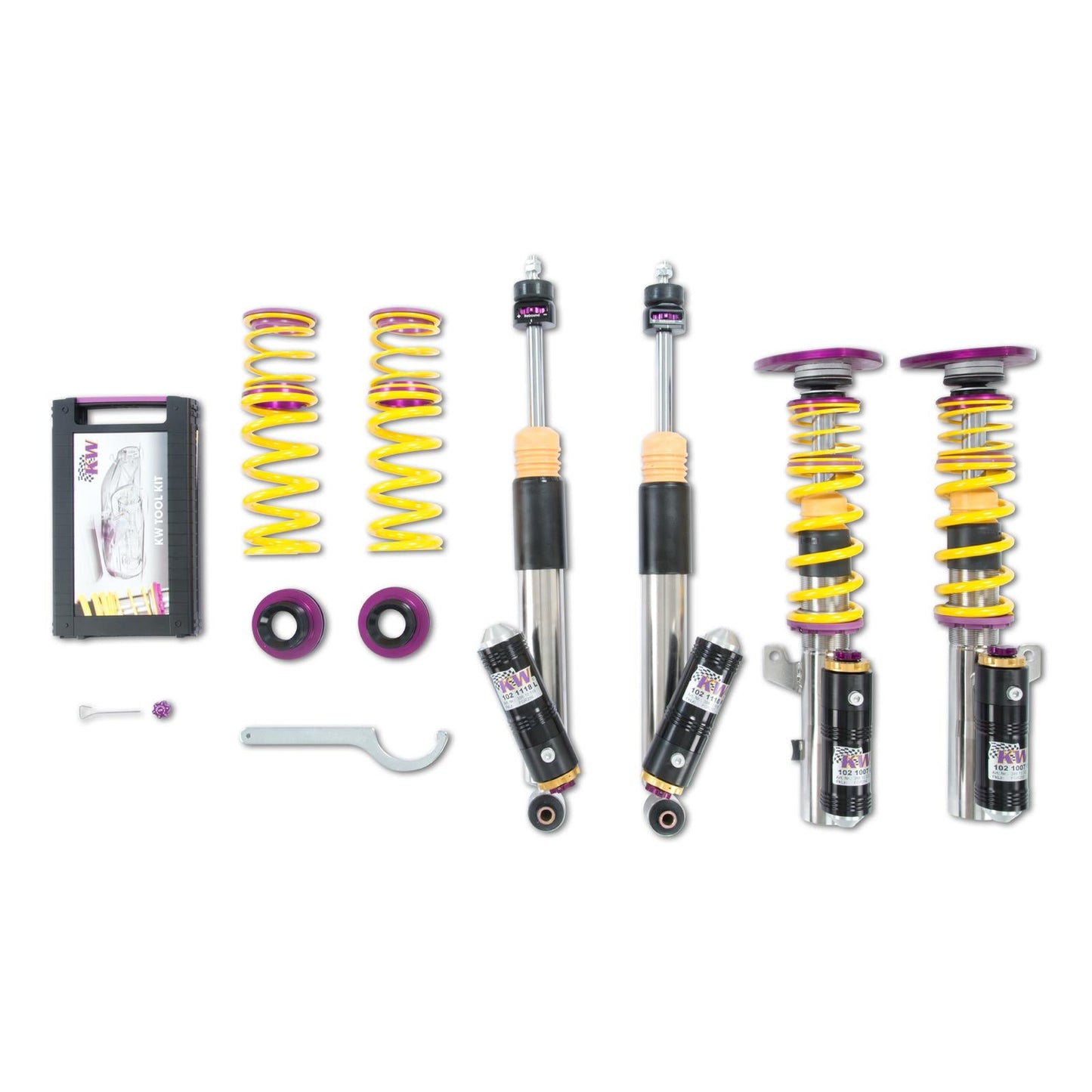 KW Coilover Suspension V3 Clubsport incl. top mounts for BMW E46 M3